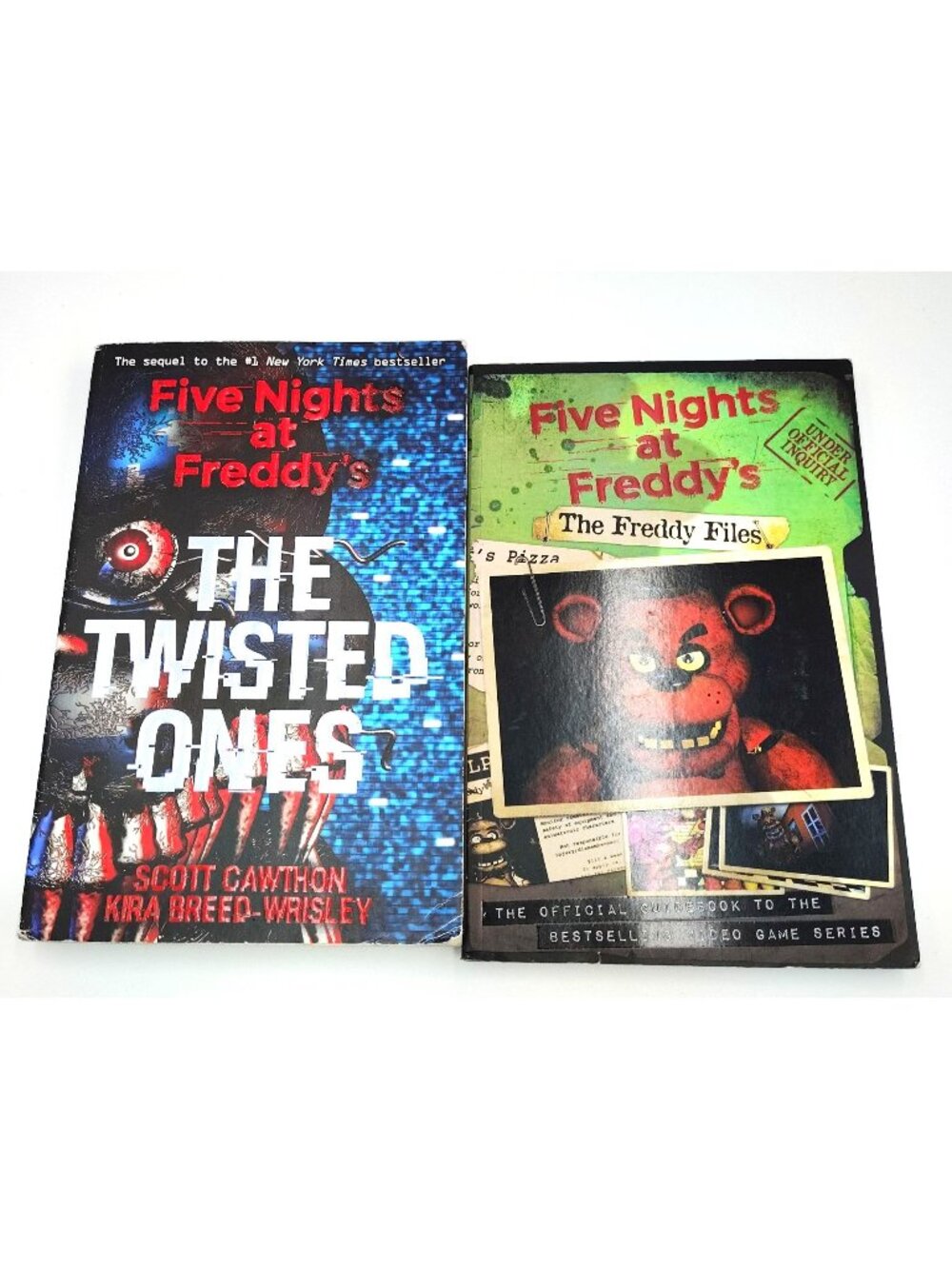 Five nights at Freddy's Freddy Files The twisted Ones Paperback Books FNAF Lot